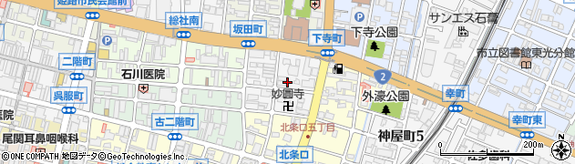 兵庫県姫路市平野町周辺の地図