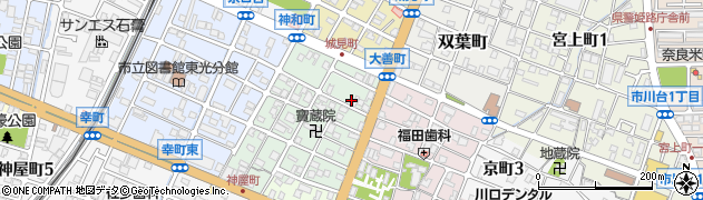 兵庫県姫路市神和町157周辺の地図