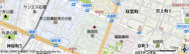 兵庫県姫路市神和町111周辺の地図