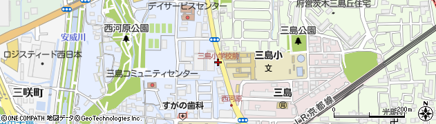 三島小学校前周辺の地図