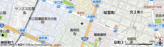 兵庫県姫路市神和町167周辺の地図