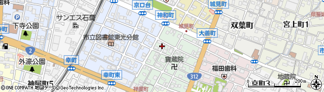 兵庫県姫路市神和町127周辺の地図