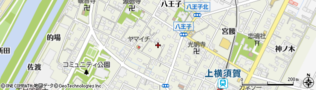 愛知県西尾市吉良町上横須賀（蔵屋敷）周辺の地図