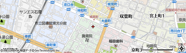 兵庫県姫路市神和町164周辺の地図