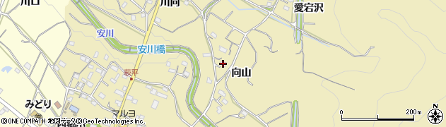 愛知県豊橋市石巻萩平町（向山）周辺の地図