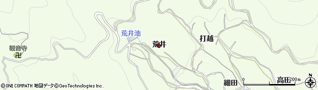 愛知県蒲郡市相楽町（荒井）周辺の地図