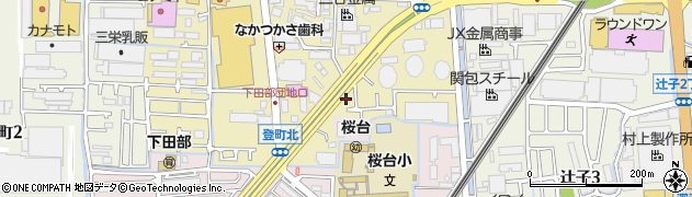 内藤塾西冠校周辺の地図