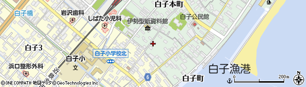 三重県鈴鹿市白子本町周辺の地図