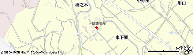 愛知県豊橋市石巻平野町橋之本6周辺の地図