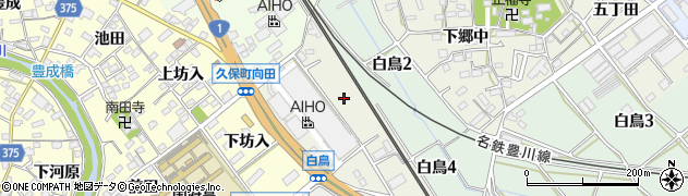 愛知県豊川市白鳥町防入周辺の地図
