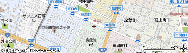 兵庫県姫路市神和町148周辺の地図