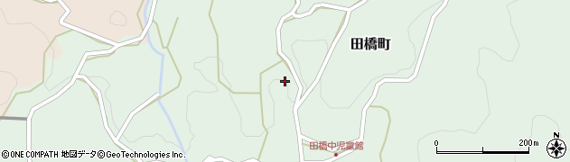島根県浜田市田橋町田橋中周辺の地図