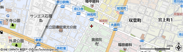 兵庫県姫路市神和町135周辺の地図