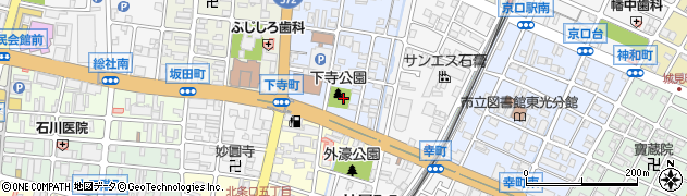 下寺公園周辺の地図