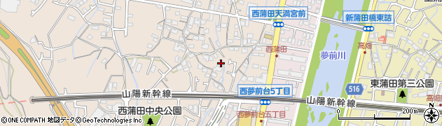 兵庫県姫路市広畑区西蒲田423周辺の地図