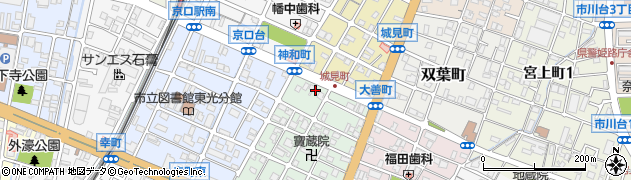 兵庫県姫路市神和町146周辺の地図