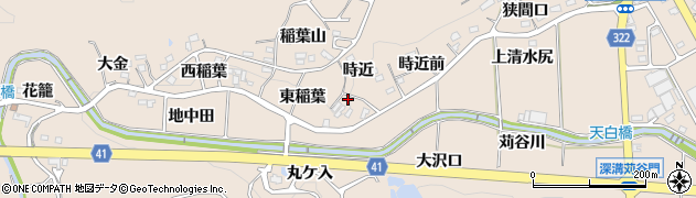 愛知県額田郡幸田町深溝時近35周辺の地図