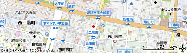 兵庫県姫路市綿町70周辺の地図