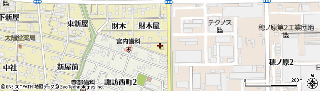 ファミリーマート豊川諏訪西店周辺の地図