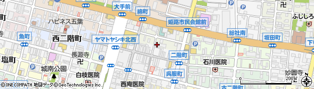 兵庫県姫路市綿町80周辺の地図