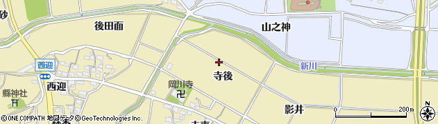 愛知県武豊町（知多郡）冨貴（寺後）周辺の地図