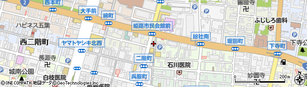 兵庫県姫路市綿町154周辺の地図