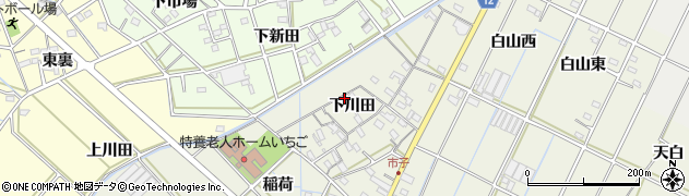 愛知県西尾市市子町下川田35周辺の地図