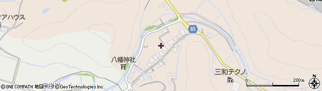 兵庫県姫路市飾東町（唐端新）周辺の地図