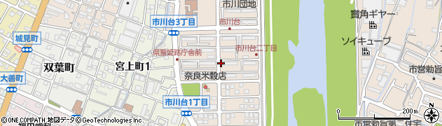 兵庫県姫路市市川台周辺の地図