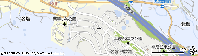 兵庫県西宮市名塩平成台7周辺の地図
