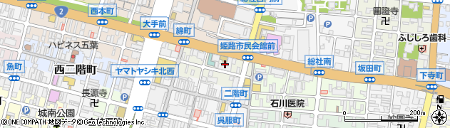 兵庫県姫路市綿町138周辺の地図
