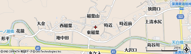 愛知県額田郡幸田町深溝時近30周辺の地図