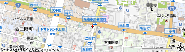 兵庫県姫路市綿町144周辺の地図