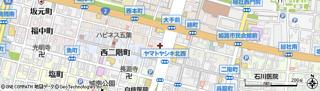 兵庫県姫路市本町125周辺の地図