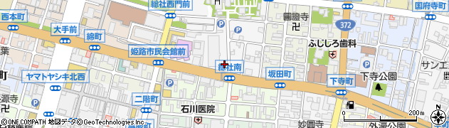 兵庫県姫路市総社本町63周辺の地図