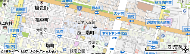 兵庫県姫路市本町155周辺の地図