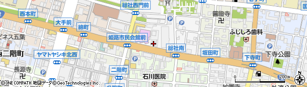 兵庫県姫路市総社本町111周辺の地図