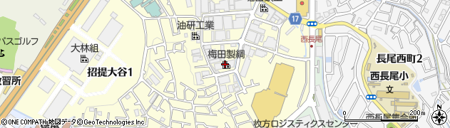 梅田製綱株式会社周辺の地図