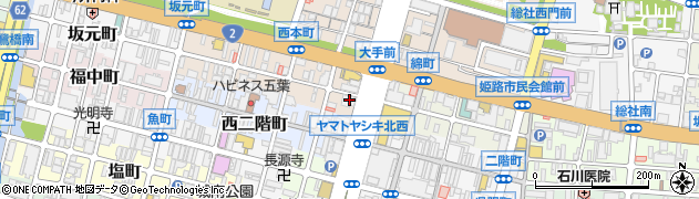 兵庫県姫路市本町127周辺の地図