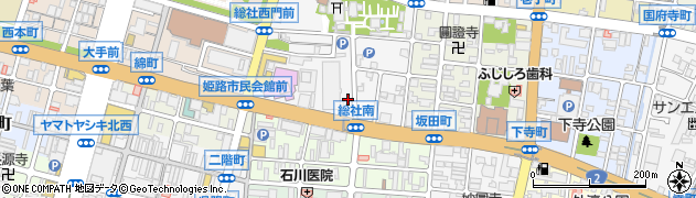 兵庫県姫路市総社本町68周辺の地図