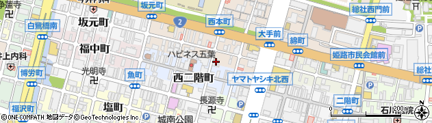 兵庫県姫路市本町154周辺の地図