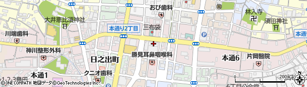 静岡銀行家山支店周辺の地図