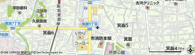 嵯峨野茶家周辺の地図