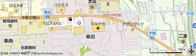 マルナカ太子店周辺の地図