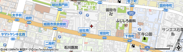 兵庫県姫路市総社本町7周辺の地図