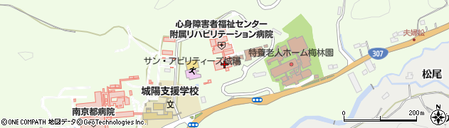 京都府立心身障害者福祉センター　附属リハビリテーション病院周辺の地図