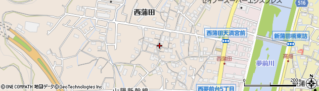 兵庫県姫路市広畑区西蒲田322周辺の地図