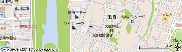 兵庫県姫路市花田町勅旨周辺の地図