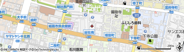 兵庫県姫路市総社本町27周辺の地図