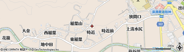 愛知県額田郡幸田町深溝時近24周辺の地図